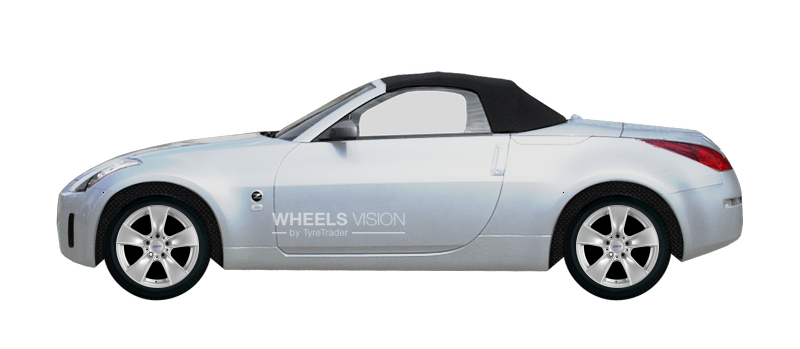 Заводские размеры шин и дисков Nissan 350Z I Кабриолет (2003 - 2009)