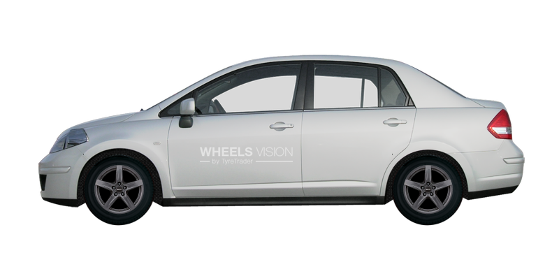 Factory wheels and tyres sizes Nissan Tiida I Sedan (2004 - 2013)