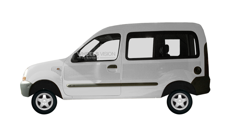 Factory wheels and tyres sizes Renault Kangoo I  (1998 - 2003)