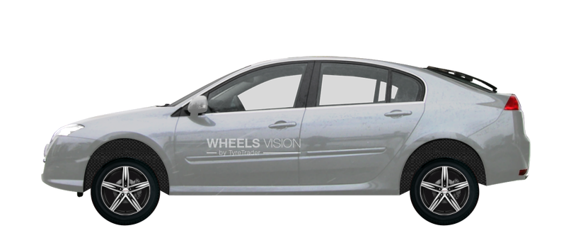 Factory wheels and tyres sizes Renault Laguna III Liftback (2007 - 2025)