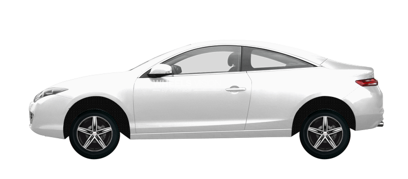 Заводские размеры шин и дисков Renault Laguna III Купе (2008 - 2025)