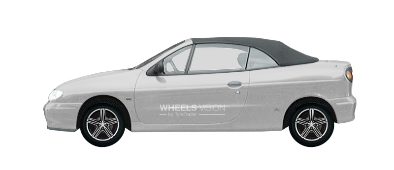 Заводские размеры шин и дисков Renault Megane I Кабриолет (1997 - 2002)