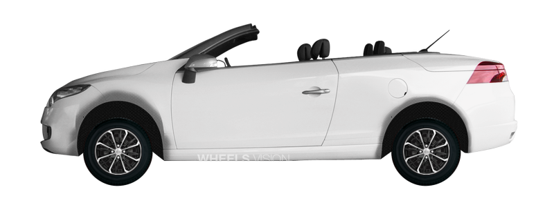 Заводские размеры шин и дисков Renault Megane III Кабриолет (2008 - 2025)