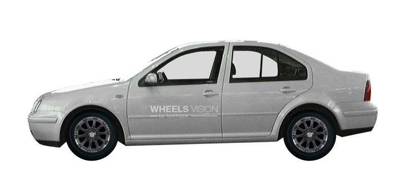 Заводские размеры шин и дисков Volkswagen Bora  Седан (1998 - 2005)