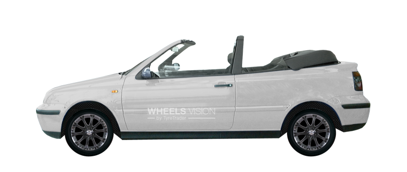 Factory wheels and tyres sizes Volkswagen Golf III Cabriolet (1993 - 2000)