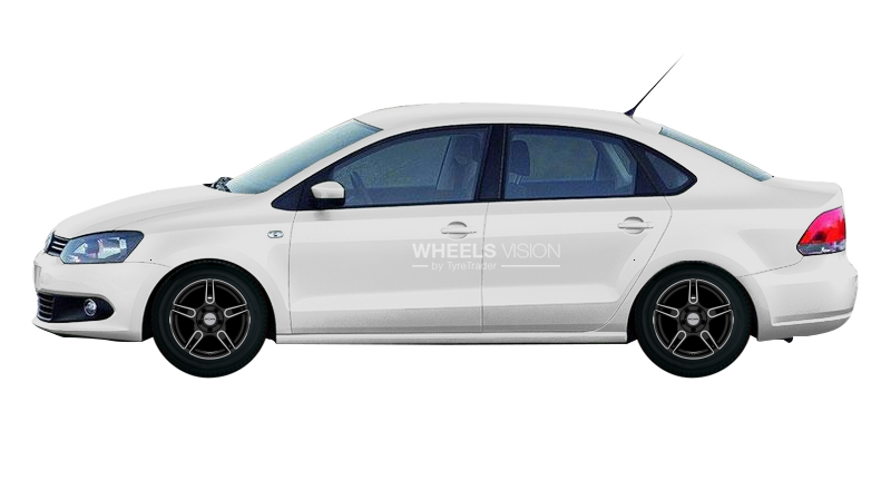 Factory wheels and tyres sizes Volkswagen Polo V Sedan (2010 - 2025)